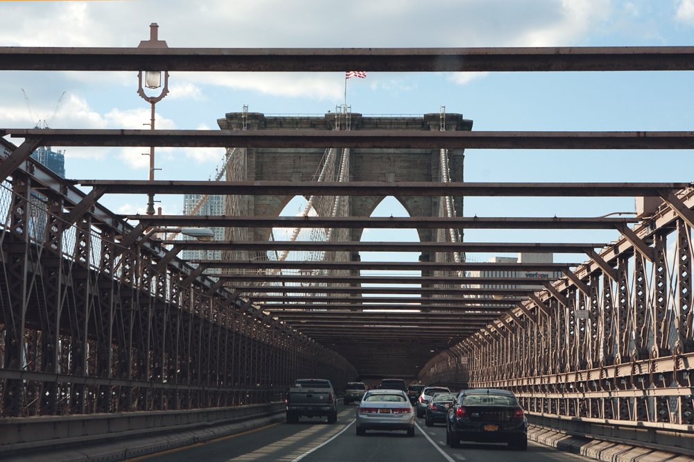 Crossing Brooklyn Bridge