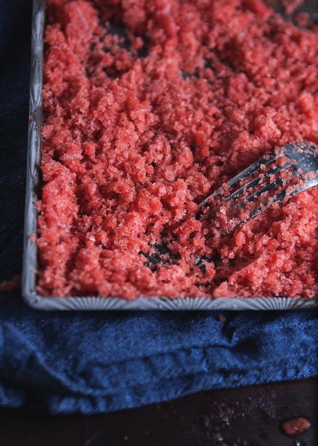 Blood Orange Granita