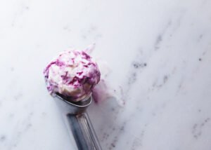 Blueberry Sour Cream Ice Cream
