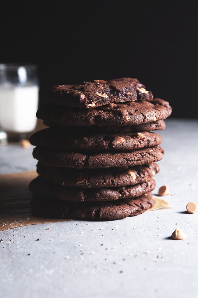 Chocolate Peanut Butter Chips Cookies