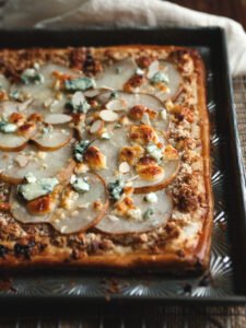 Pear Blue Cheese Tart