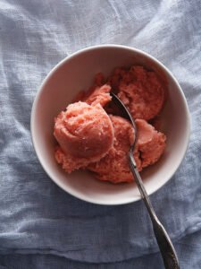 Quince Ginger Sorbet