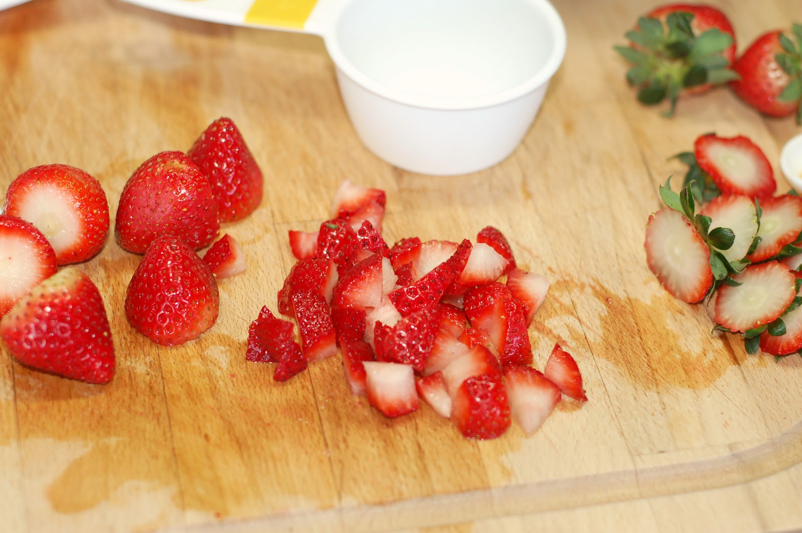 Maple Strawberry Banana Muffins