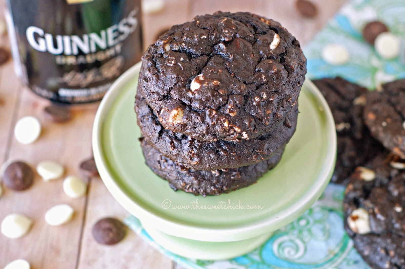 Dark Chocolate Guinness Cookies