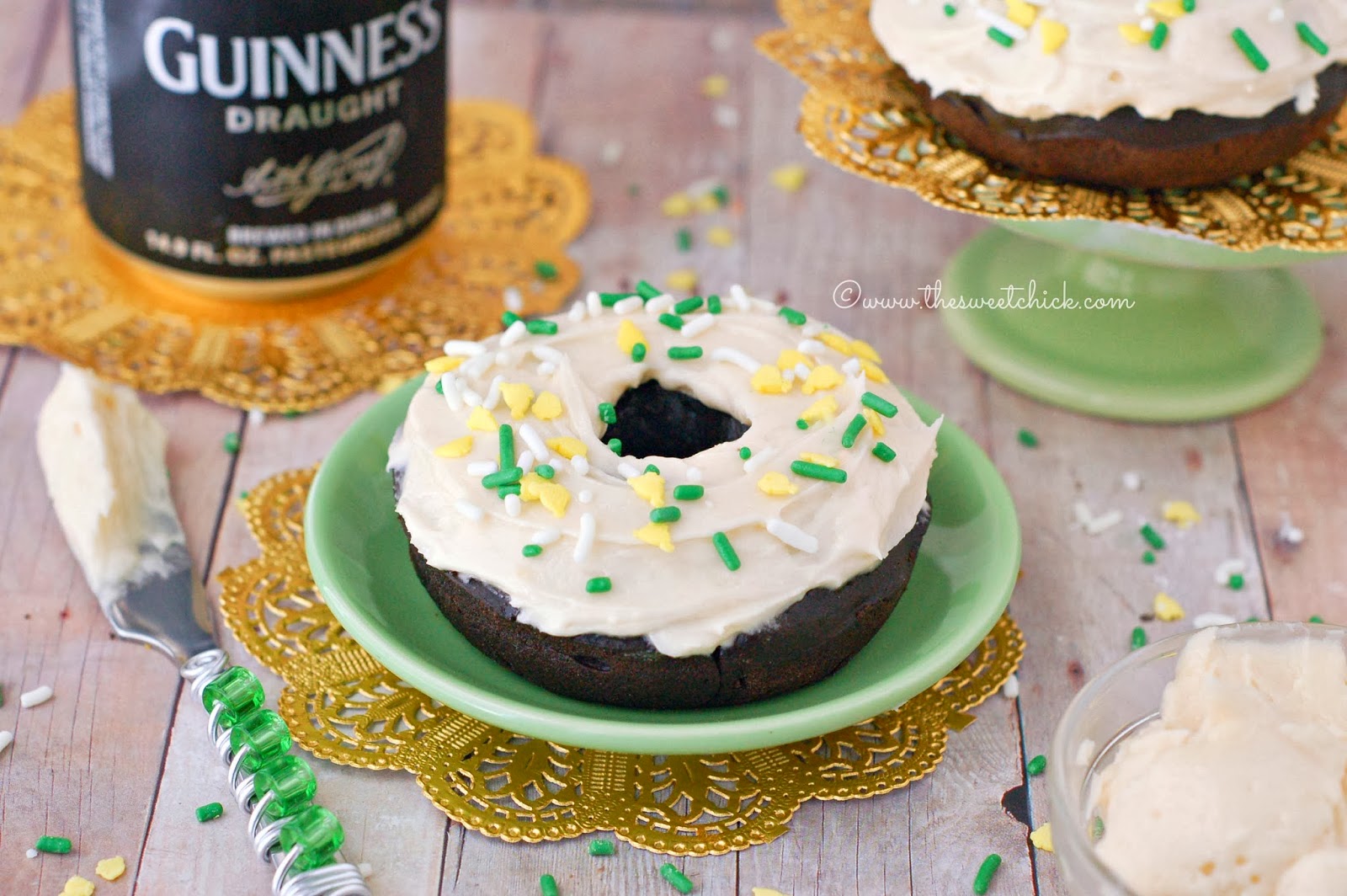 Dark Chocolate Guinness Donuts