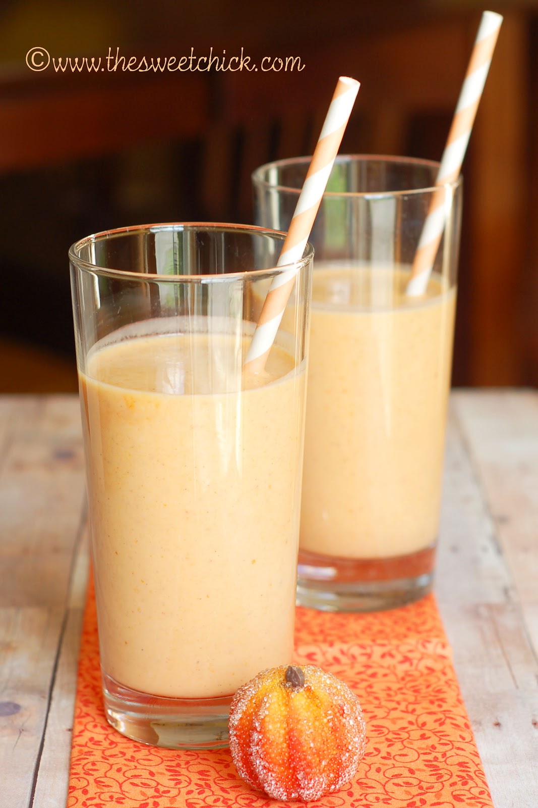 Pumpkin, Banana, & Apple Yogurt Smoothie