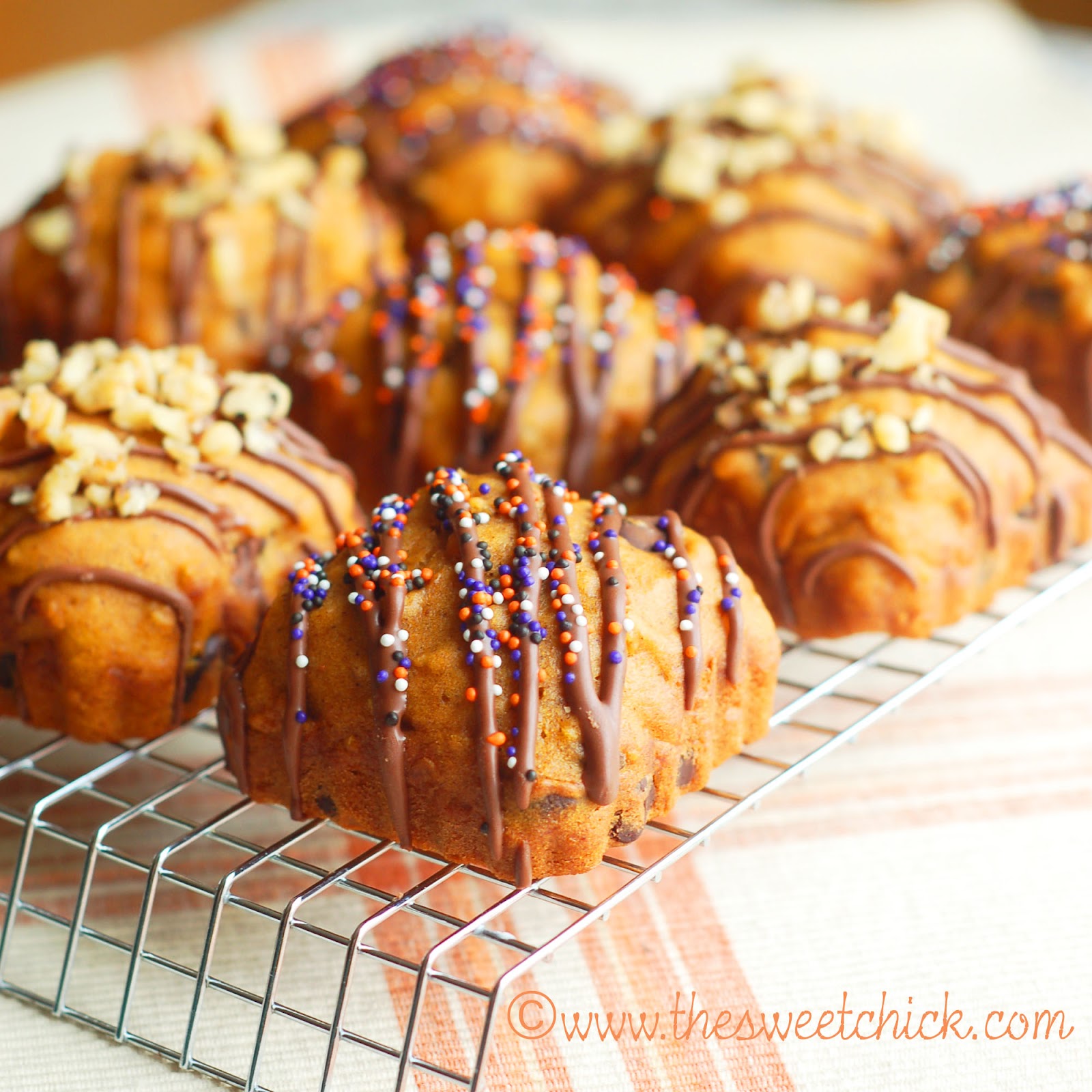 Maple Pumpkin Chocolate Chip Bread