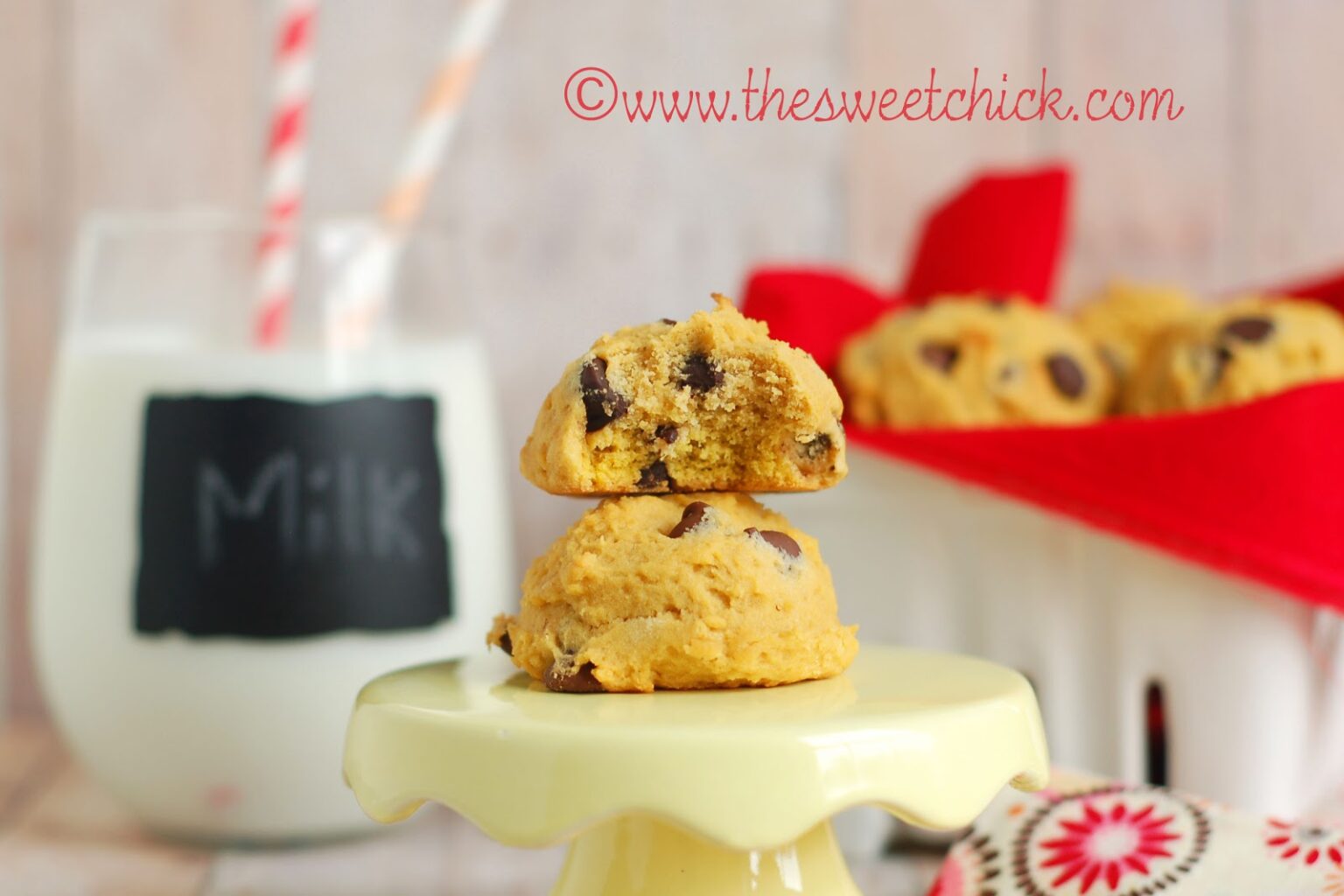 Pumpkin Soynut Butter Chocolate Chip Cookies