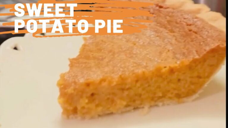 Grandma Old Fashioned Sweet Potato Pie Recipe