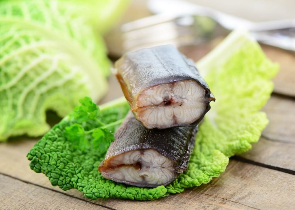 Eel with skin