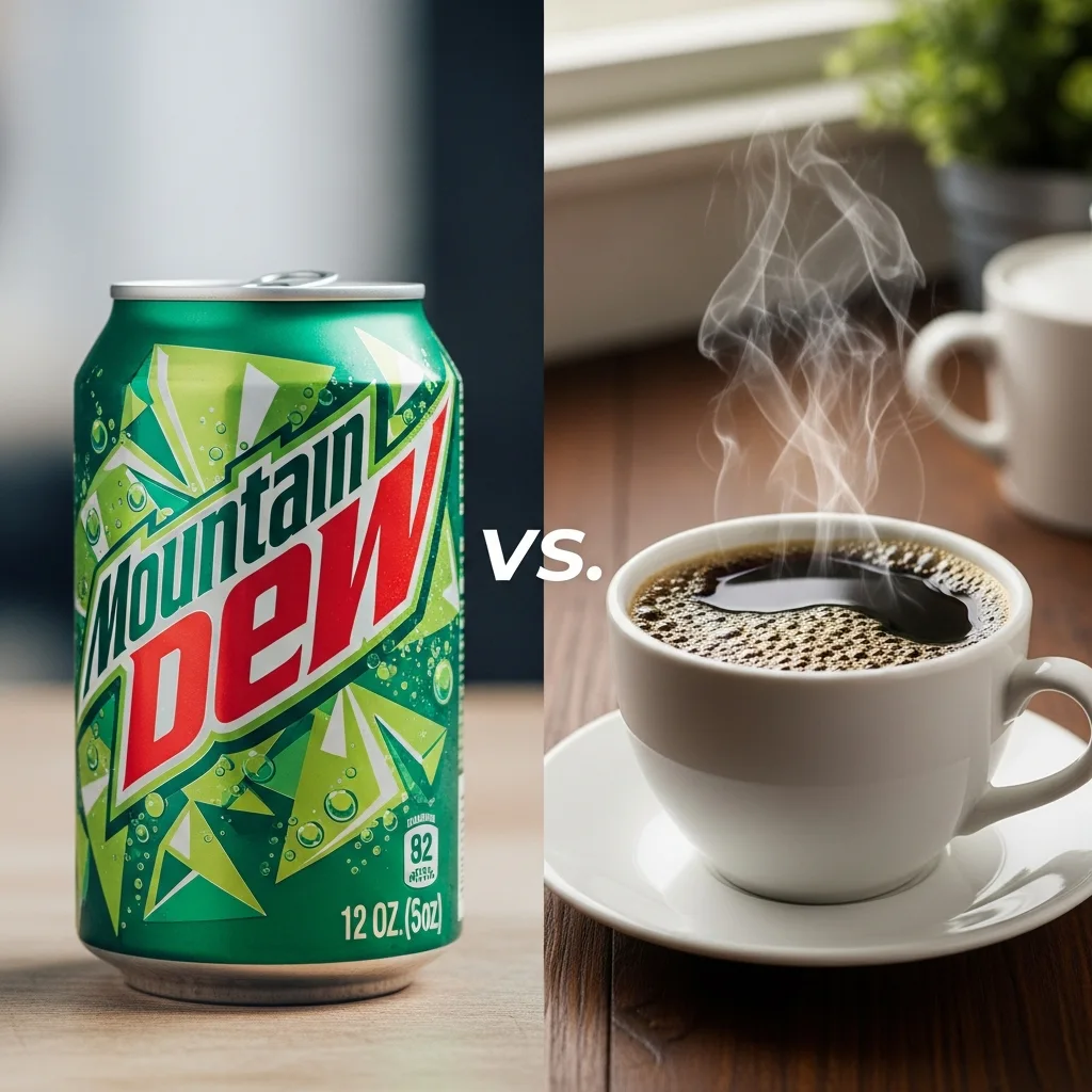 Mountain Dew vs Coffee