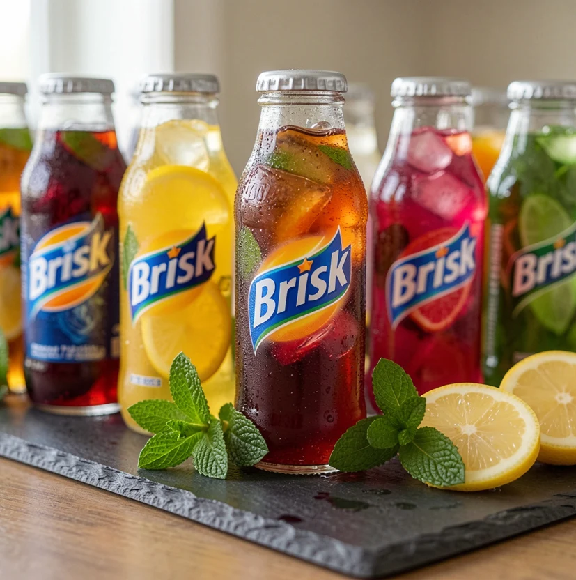 Caffeine in Brisk Tea by Flavor
