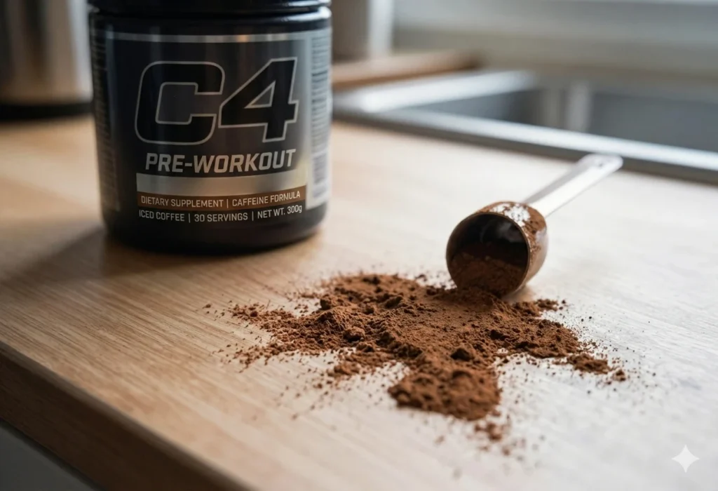 how much caffeine is in a c4
