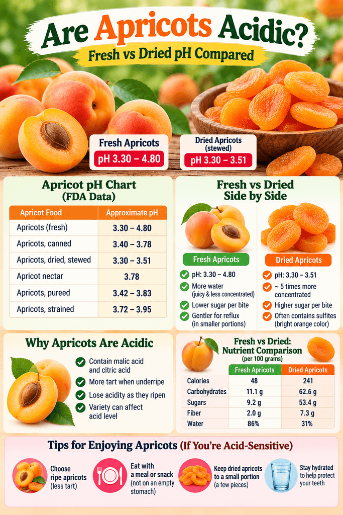 Are Apricots Acidic Fresh vs Dried pH Compared (+ Chart)