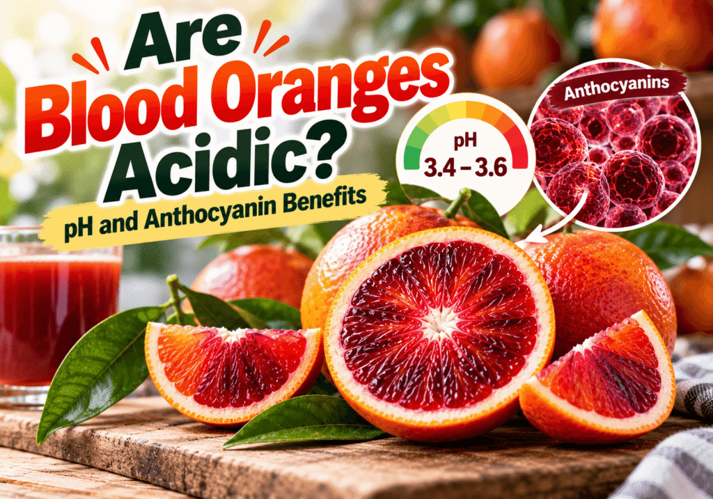 Are Blood Oranges Acidic? pH and Anthocyanin Benefits
