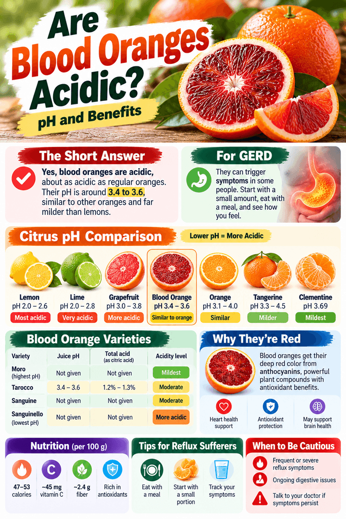 Are Blood Oranges Acidic? pH and Anthocyanin Benefits