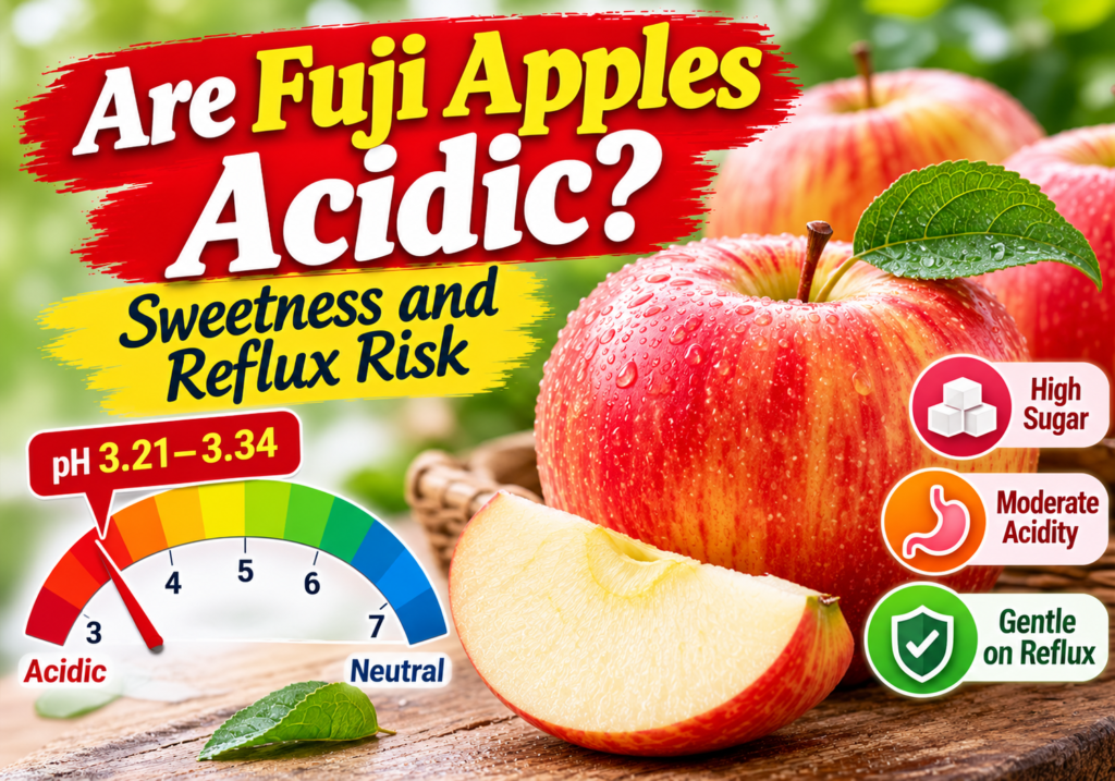 Are Fuji Apples Acidic? Sweetness and Reflux Risk
