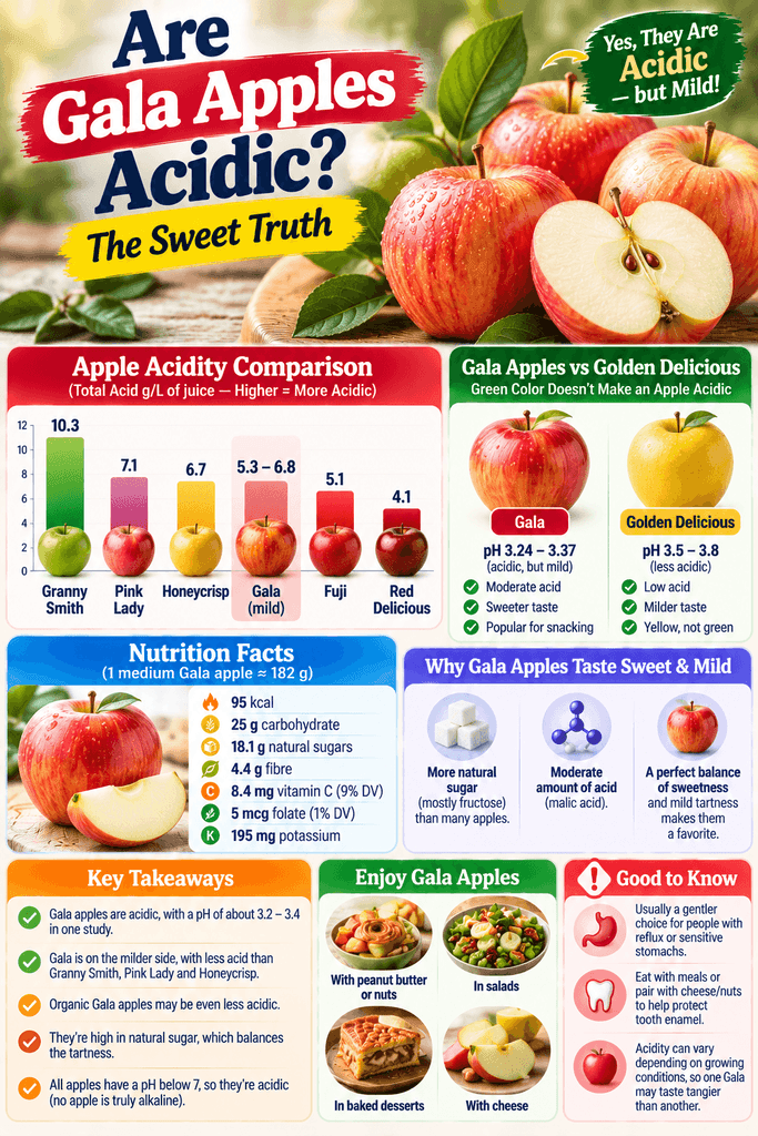 Are Gala Apples Acidic? Gude