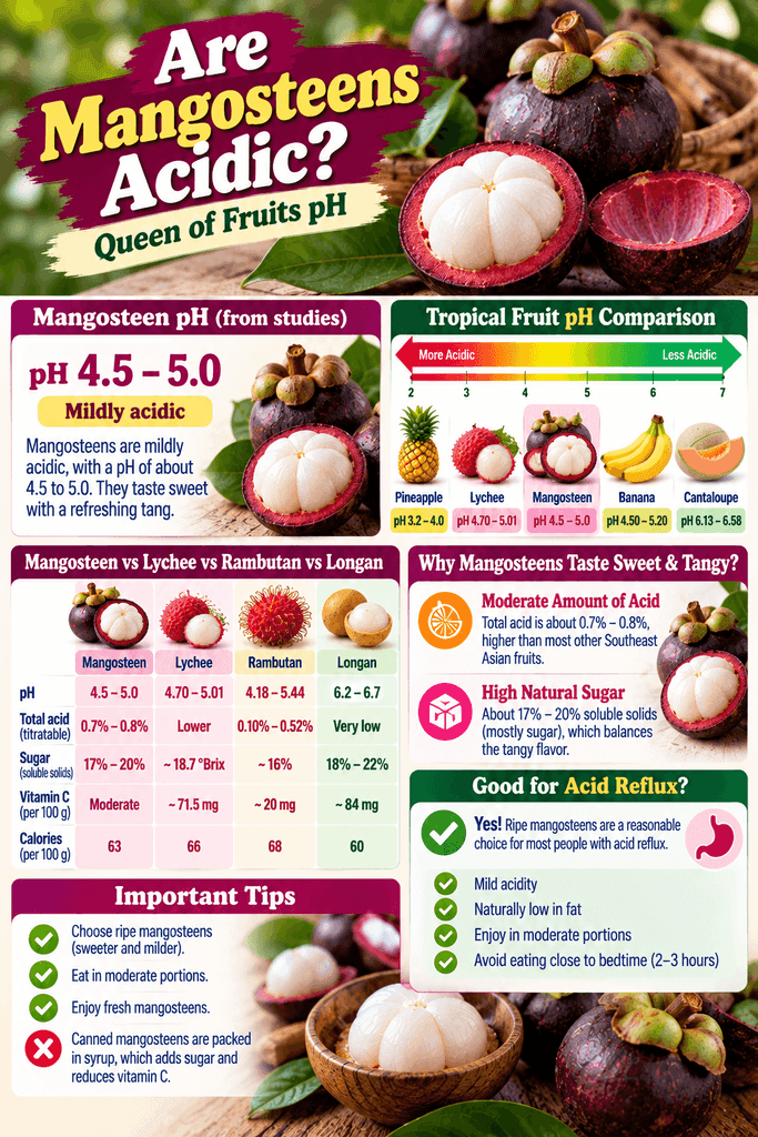 Are Mangosteens Acidic? Queen of Fruits pH