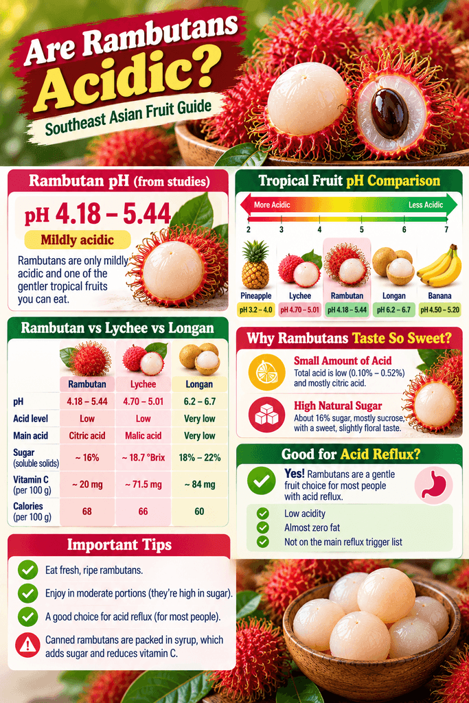 Are Rambutans Acidic? Southeast Asian Fruit Guide