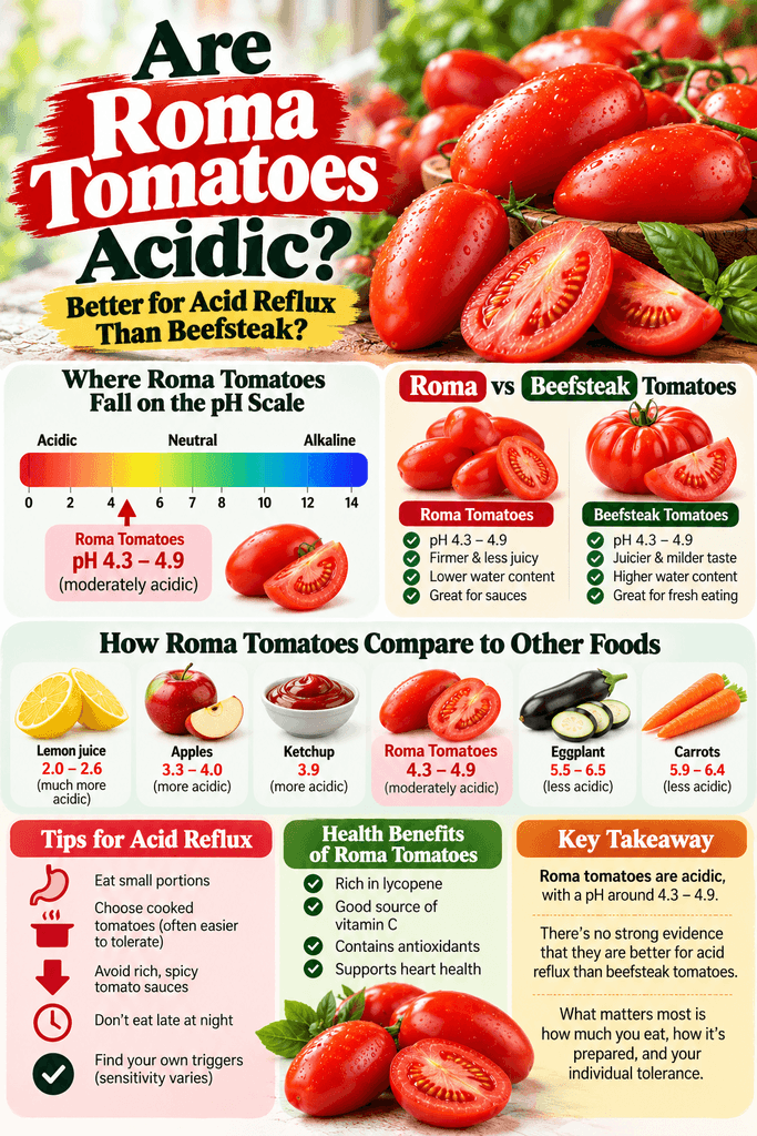 Are Roma Tomatoes Acidic