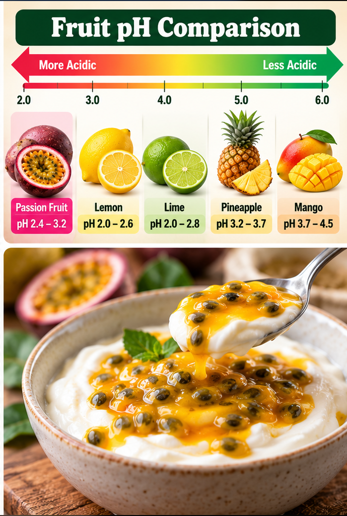 Are Passion Fruits Acidic pH, Reflux Risk & Purple vs Yellow