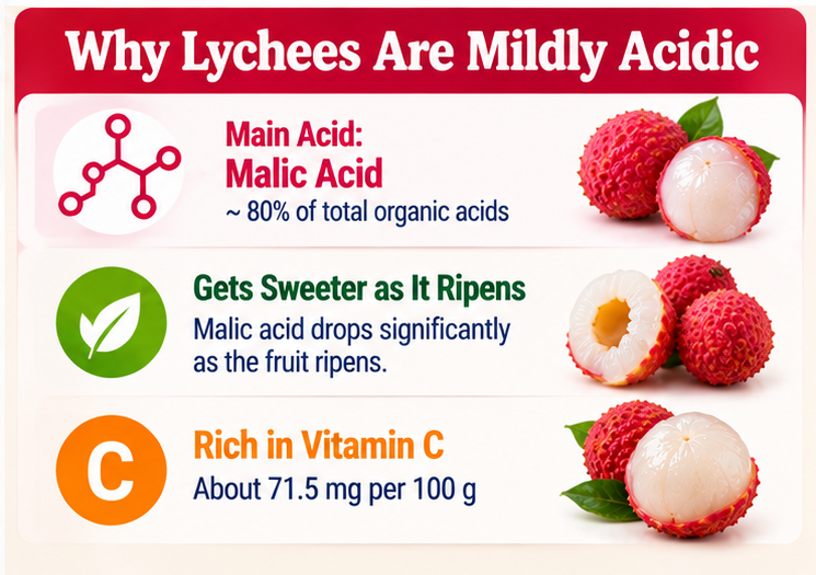 Are Lychees Acidic? The Short Answer